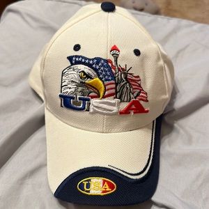 USA Baseball Cap. Embroiled USA, Eagle, flag and Statue of Liberty NEW